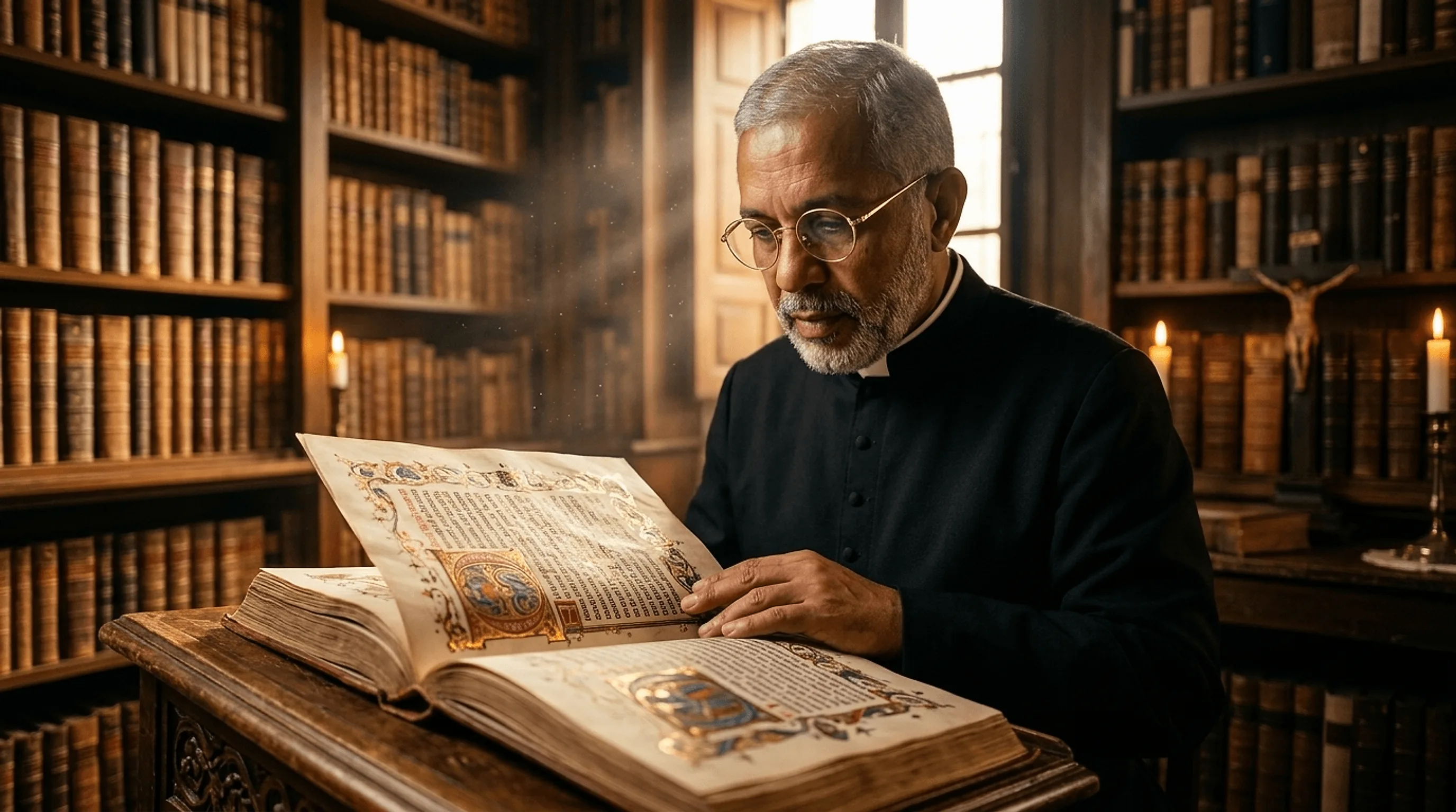 Padre Henrique nos Arquivos do Vaticano